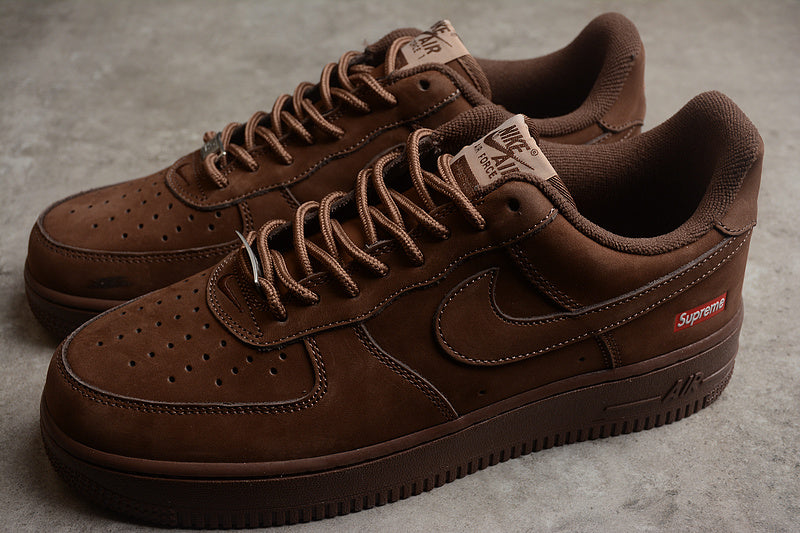 Supreme x Nike Air Force 1 Low 'Baroque Brown' Release Date
