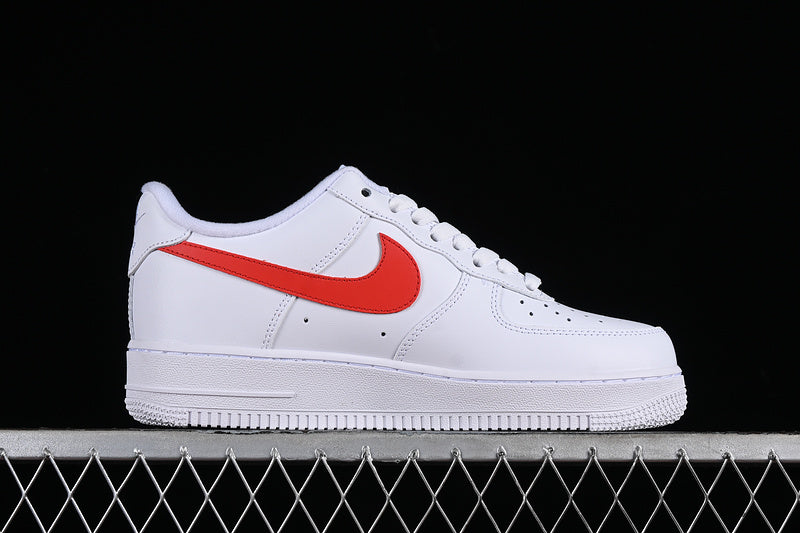 NikeMens Air Force 1 AF1 Low Supreme - Red/White