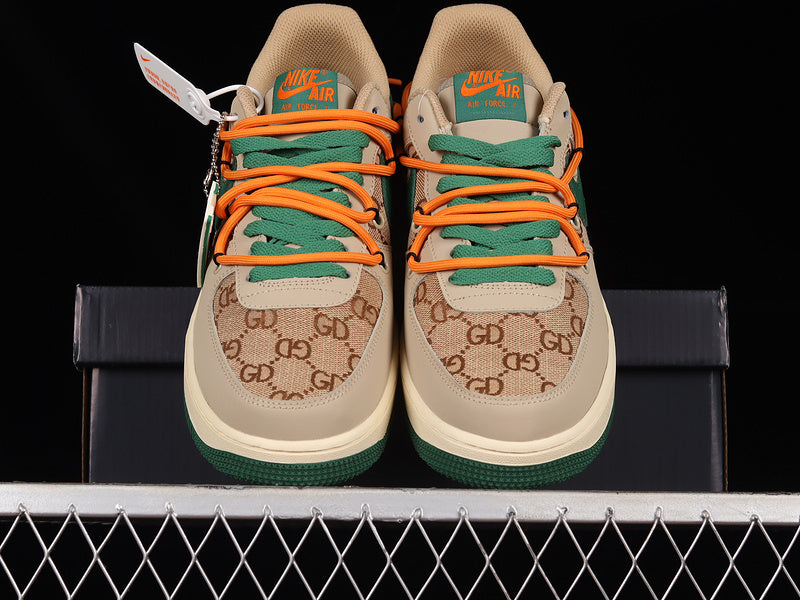 NikeMens Air force 1 AF1 x Gucci BROWN