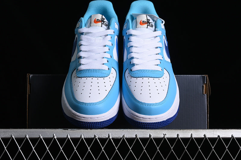 NikeMens Air Force 1 Split Light - Photo Blue