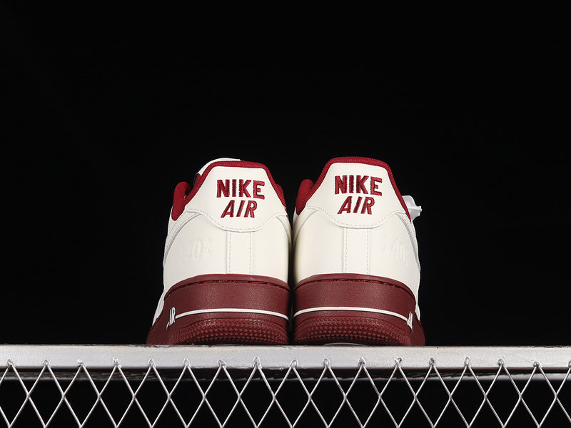 NikeMens Air Force 1 AF1 Low 40th Anniversary Edition - Sail Team Red