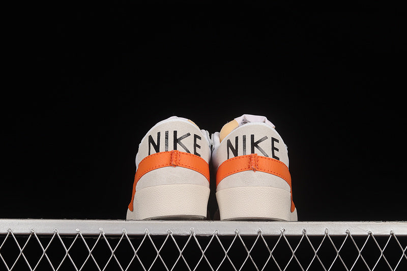 NikeMens Blazer Low 77 Jumbo - White/Orange
