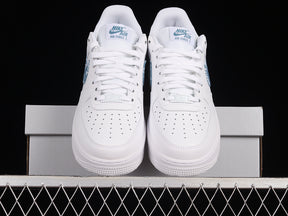 NikeMens Air Force 1 Low AF1 Paisley - Worn Blue