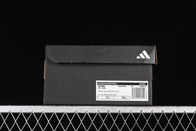 adidasMens Adizero Adios Pro 3 - All Black