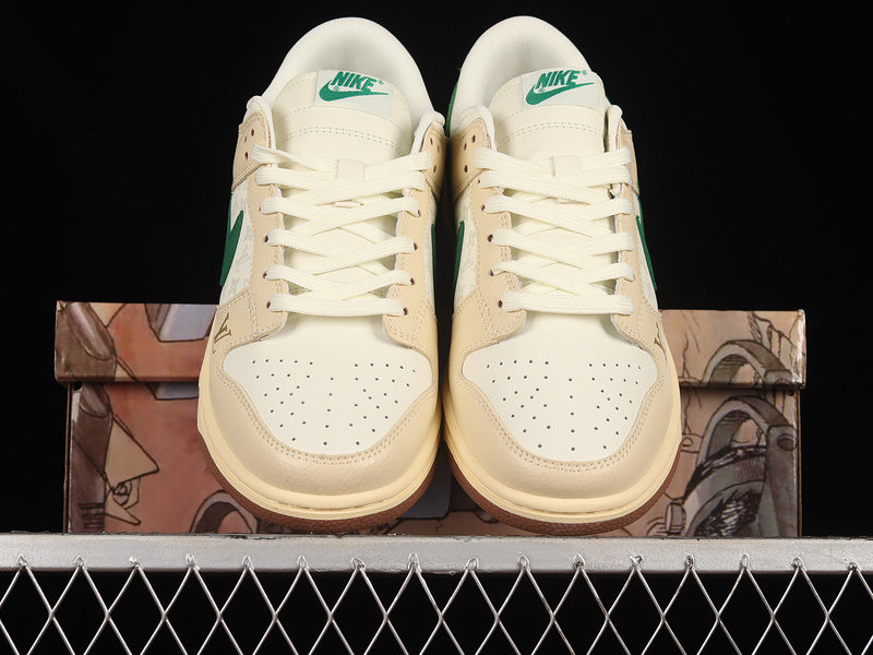 LV x NikeSB Dunk Low Pro - Beige/Green