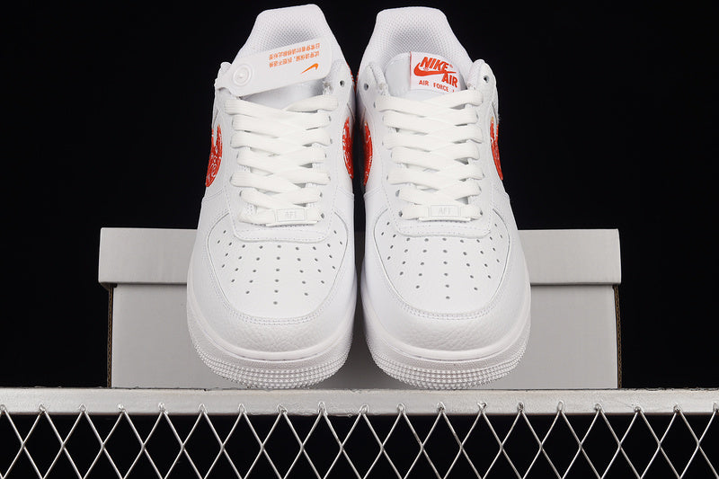NikeUnisex Air Force 1 AF1 Low - Orange Paisley