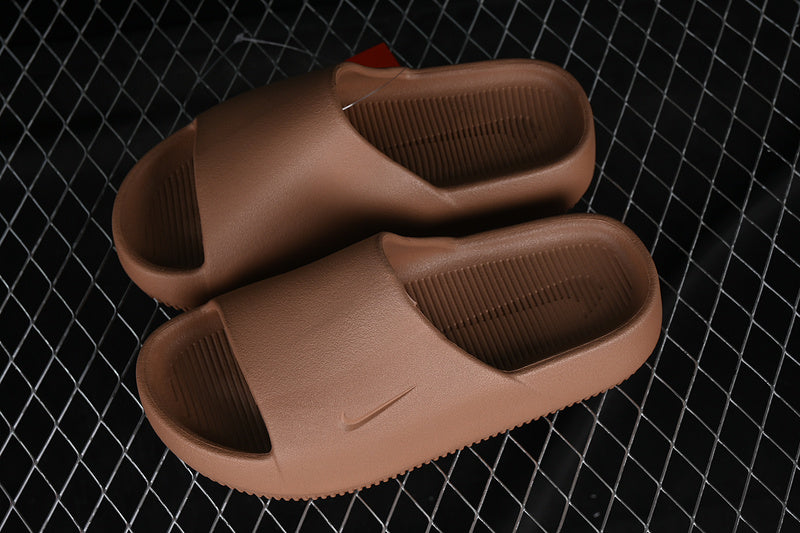 NikeMens Calm Slides - Mocha brown