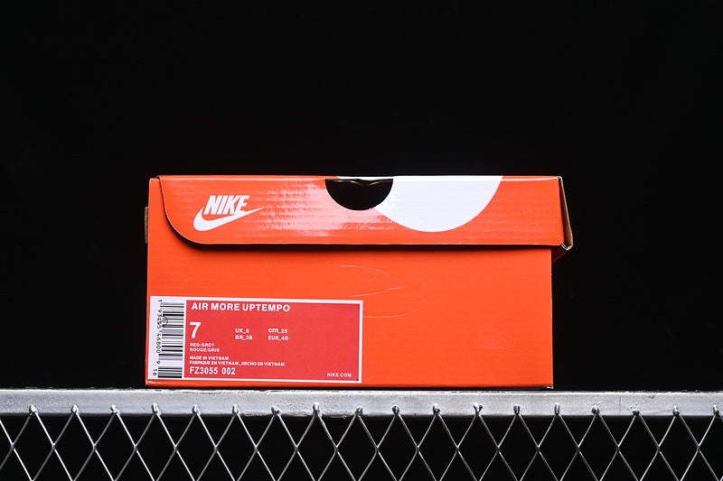 NikeUnisex Air More Uptempo Low - Dark Grey/Light Crimson