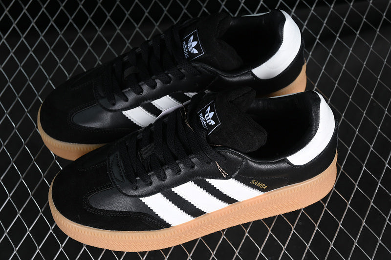 adidasMens Samba XLG - Gum Black