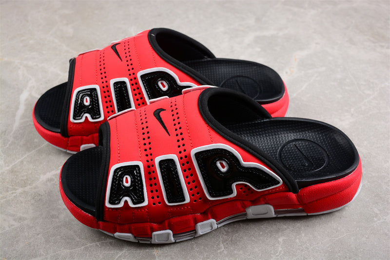 NikeMens Air UpTempo Slide - Red/Black