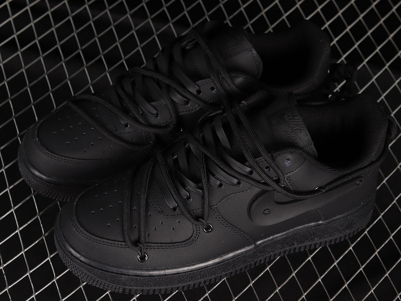 NikeMens Air Force 1 AF1 Rope - Black