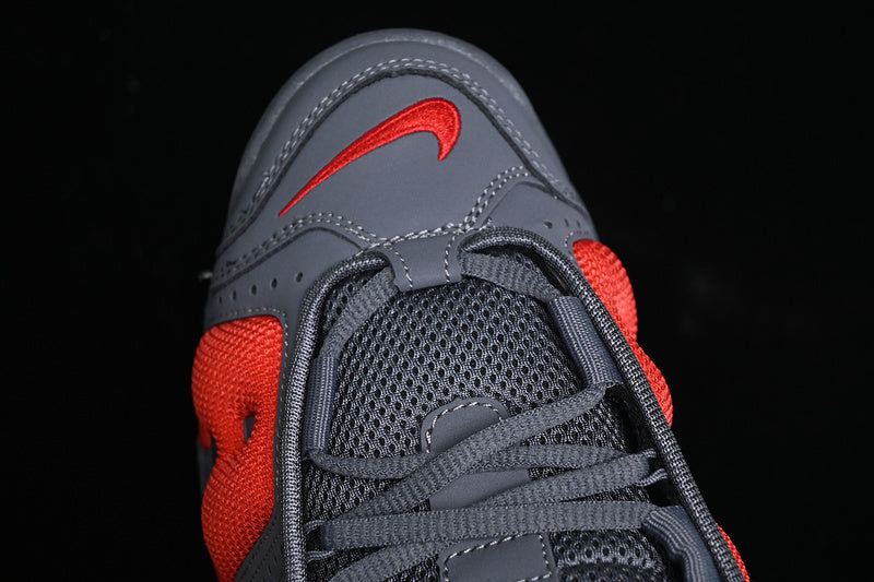 NikeUnisex Air More Uptempo Low - Dark Grey/Light Crimson