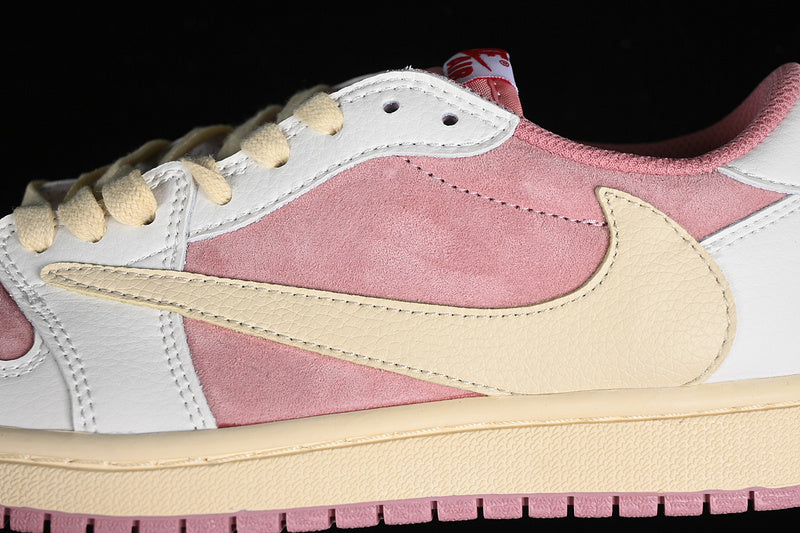 Travis Scott x Air Jordan 1 AJ1 Low - Shy Pink