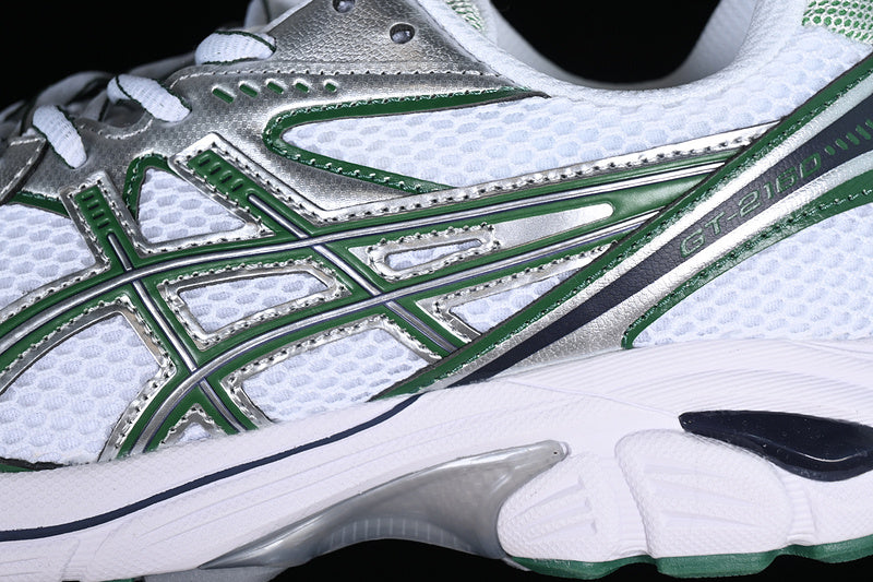 AsicsMens GT 2160 White - Shamrock Green