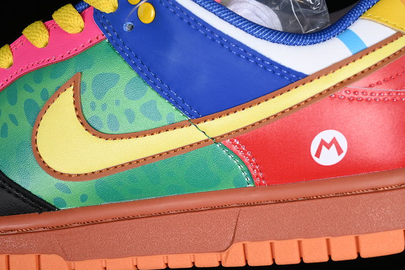 NikeMens Dunk Low - What The Super Mario