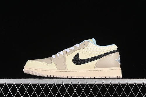 Air Jordan 1 AJ1 Low Sanddrift - Glacier Blue