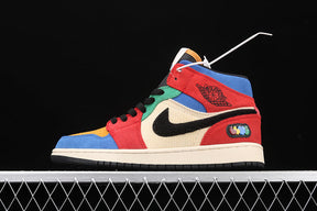 WMNS Air Jordan 1 AJ1 Mid - Fearless Blue the Great