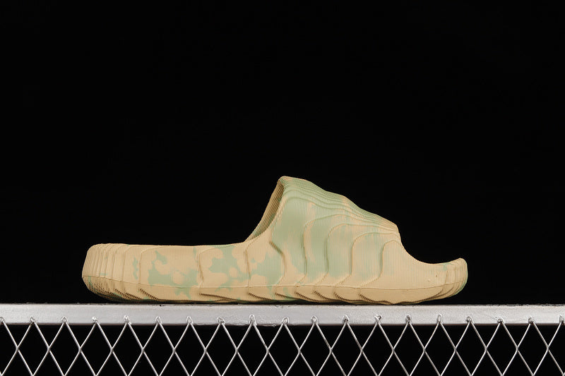 adidasMens Adilette 22 - Sand/Lime Slides