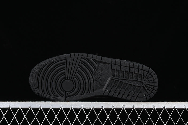 Air Jordan 1 AJ1 Low Patent Elephant - Black