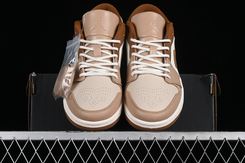 Air Jordan 1 AJ1 Low  - Hemp/Light British Tan