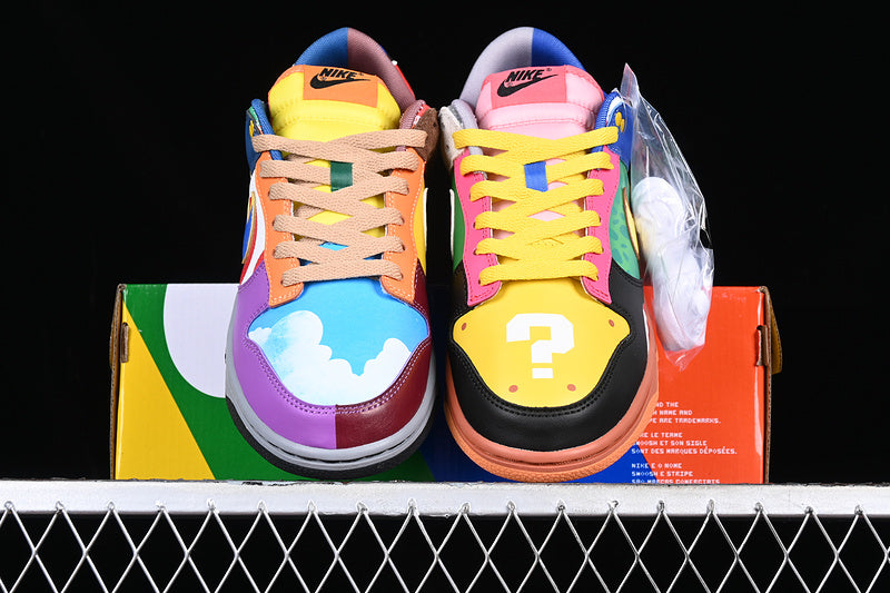 NikeMens Dunk Low - What The Super Mario