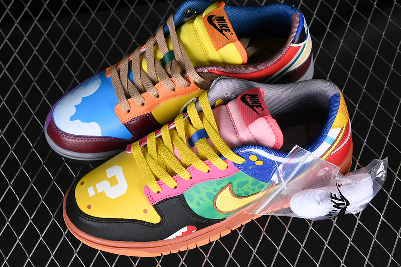 NikeMens Dunk Low - What The Super Mario