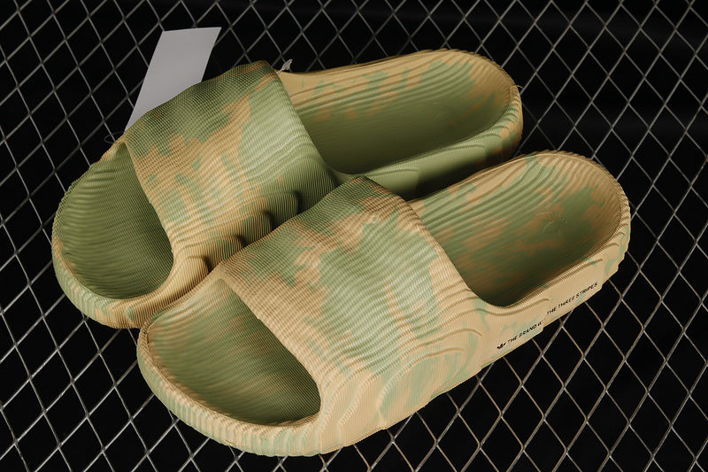 adidasMens Adilette 22 - Sand/Lime Slides