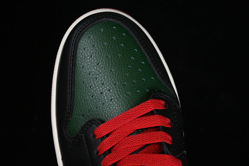 Air Jordan 1 AJ1 Low - Gorge Green/Varsity Red