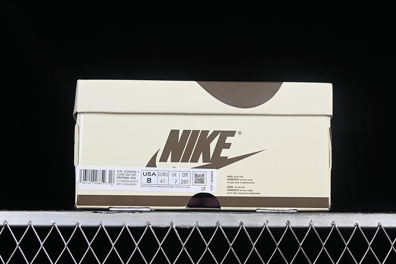 Air Jordan 1 AJ1 Low x Travis Scott - Black Olive