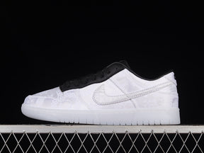 NikeMens Dunk Low Fragment x CLOT - White