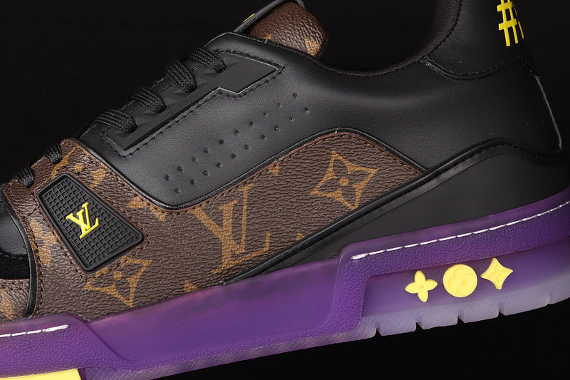 LouisVuitton Trainer Monogram - Black/Purple