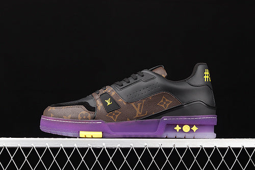 LouisVuitton Trainer Monogram - Black/Purple