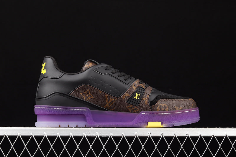 LouisVuitton Trainer Monogram - Black/Purple