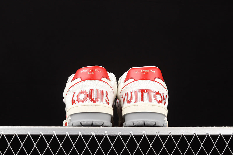 LouisVuitton Trainer Strape - White/Red