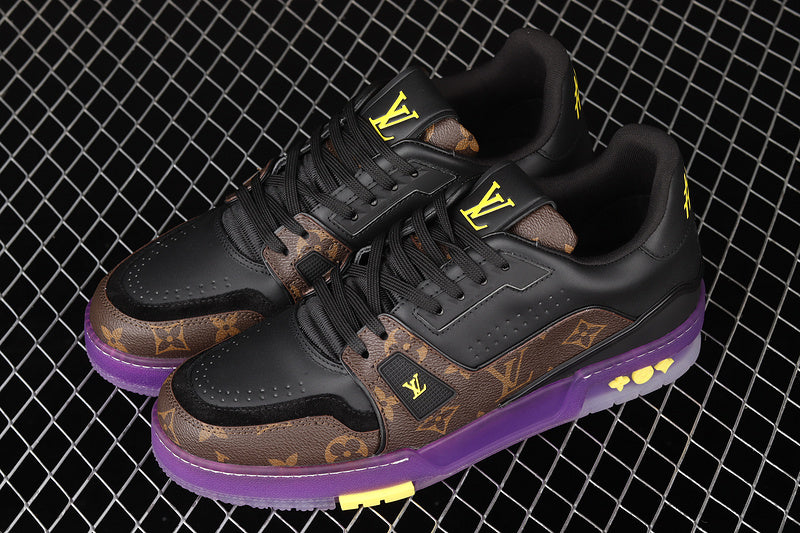 LouisVuitton Trainer Monogram - Black/Purple