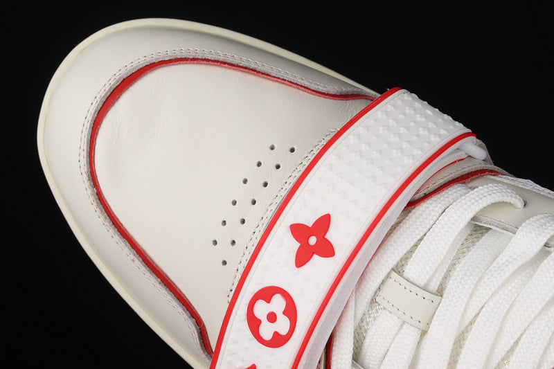 LouisVuitton Trainer Strape - White/Red