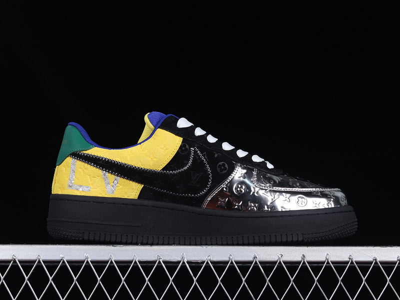 Louis Vuitton x NikeMens Air Force 1 AF1 - Virgil Abloh Black