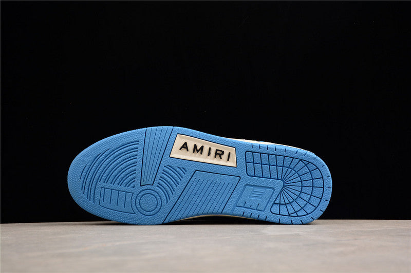 Amiri Skel Top Low - Blue/White