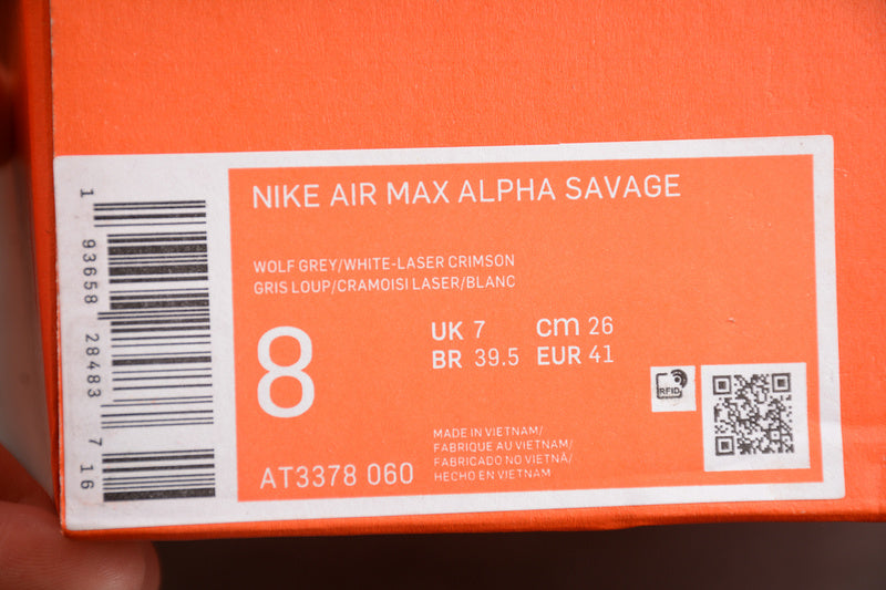 NikeMens Air Max Alpha Savage 2 - Laser Crimson