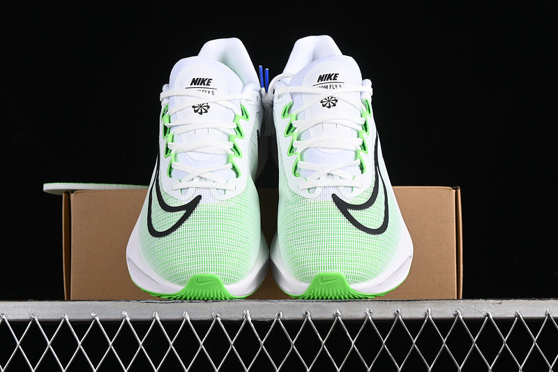 NikeMens Zoom Fly 5 - White/Green Strike