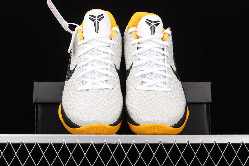 NikeMens Zoom Kobe 6 Protro - White Del Sol