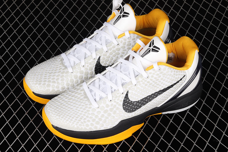 NikeMens Zoom Kobe 6 Protro - White Del Sol