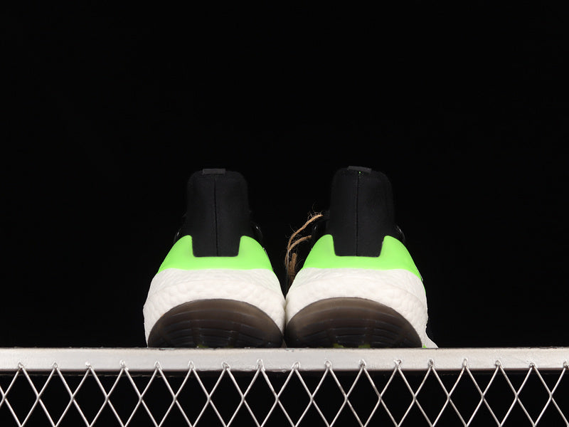 adidasMens Ultra Boost 22 - Black Solar Green