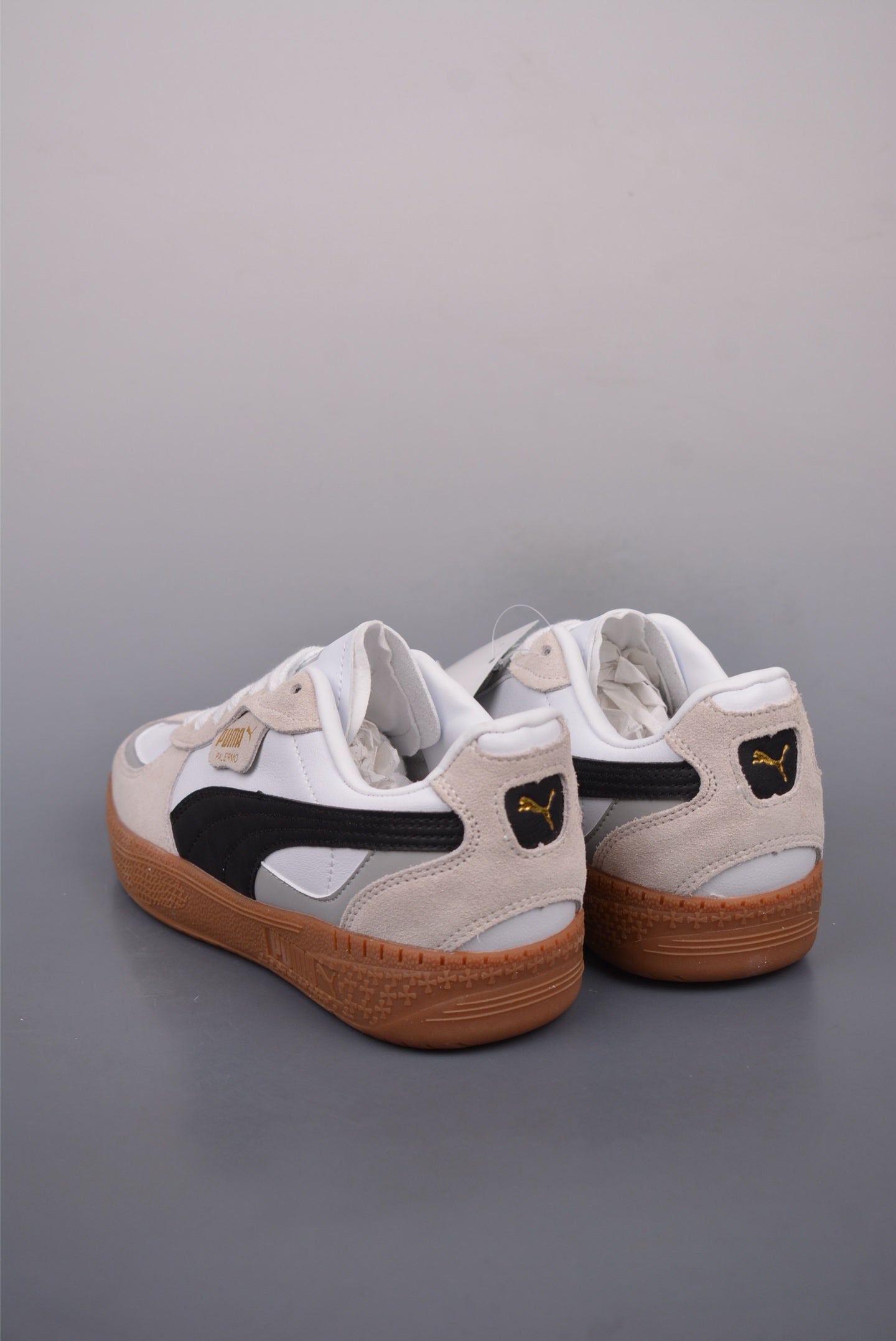 PumaUnisex Palermo Leather - "White Black Gum"