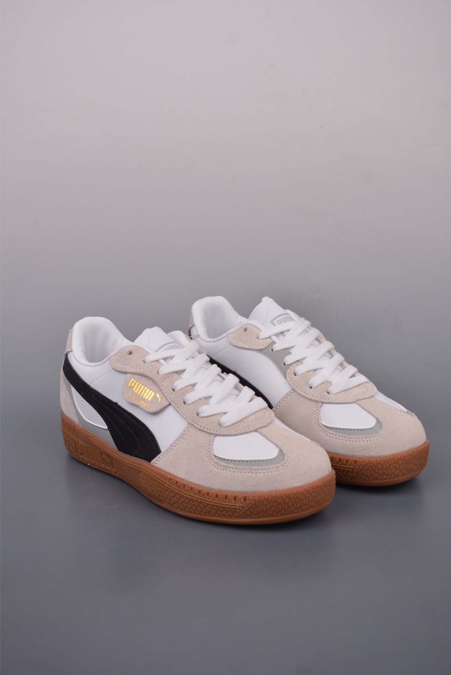 PumaUnisex Palermo Leather - "White Black Gum"