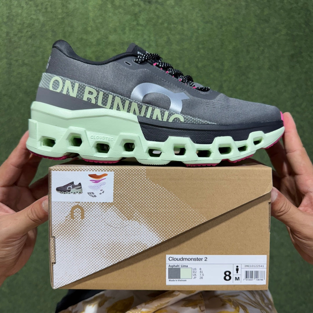 OnRunning Cloudmonster 2 - Asphalt Lima