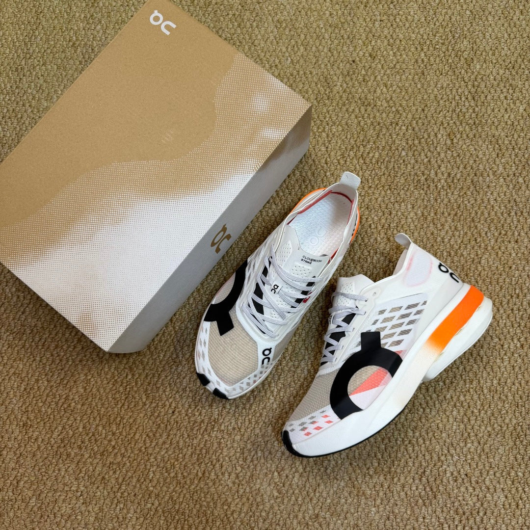 OnRunning Cloudboom Strike - "White/Orange"