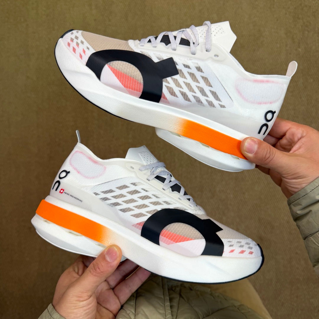OnRunning Cloudboom Strike - "White/Orange"