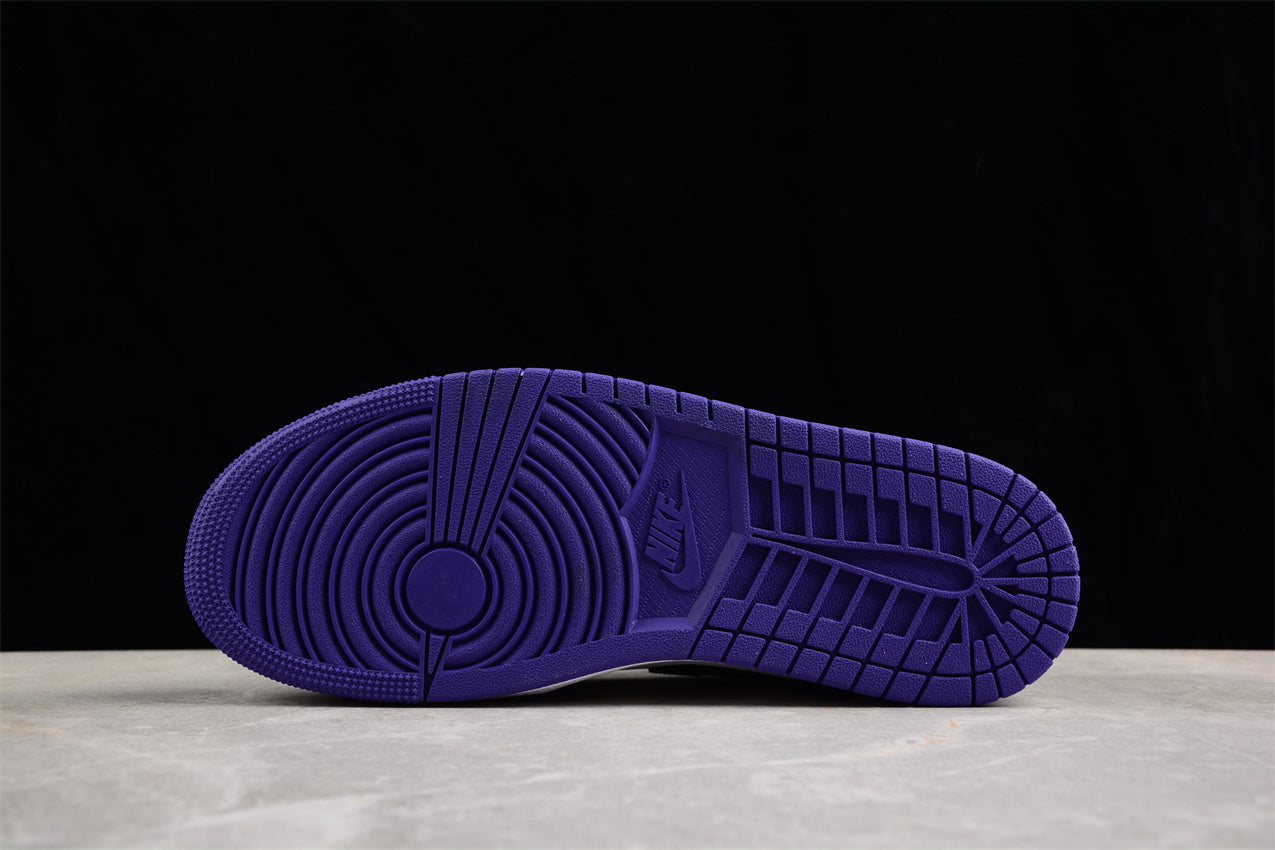 Air Jordan 1 AJ1 Low Aqua - Court purple