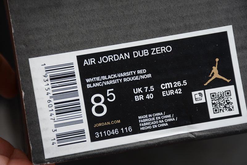 Jordan dub zero - Varsity Red